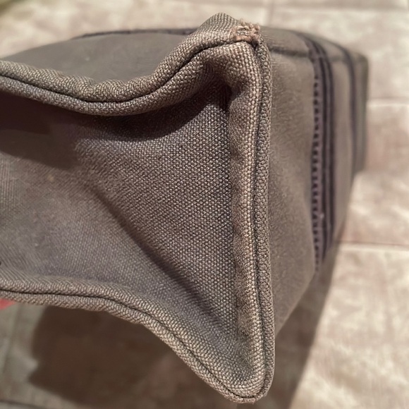 Hermes Grey Mini Tote Stripe Handle Handbag - Picture 7 of 16